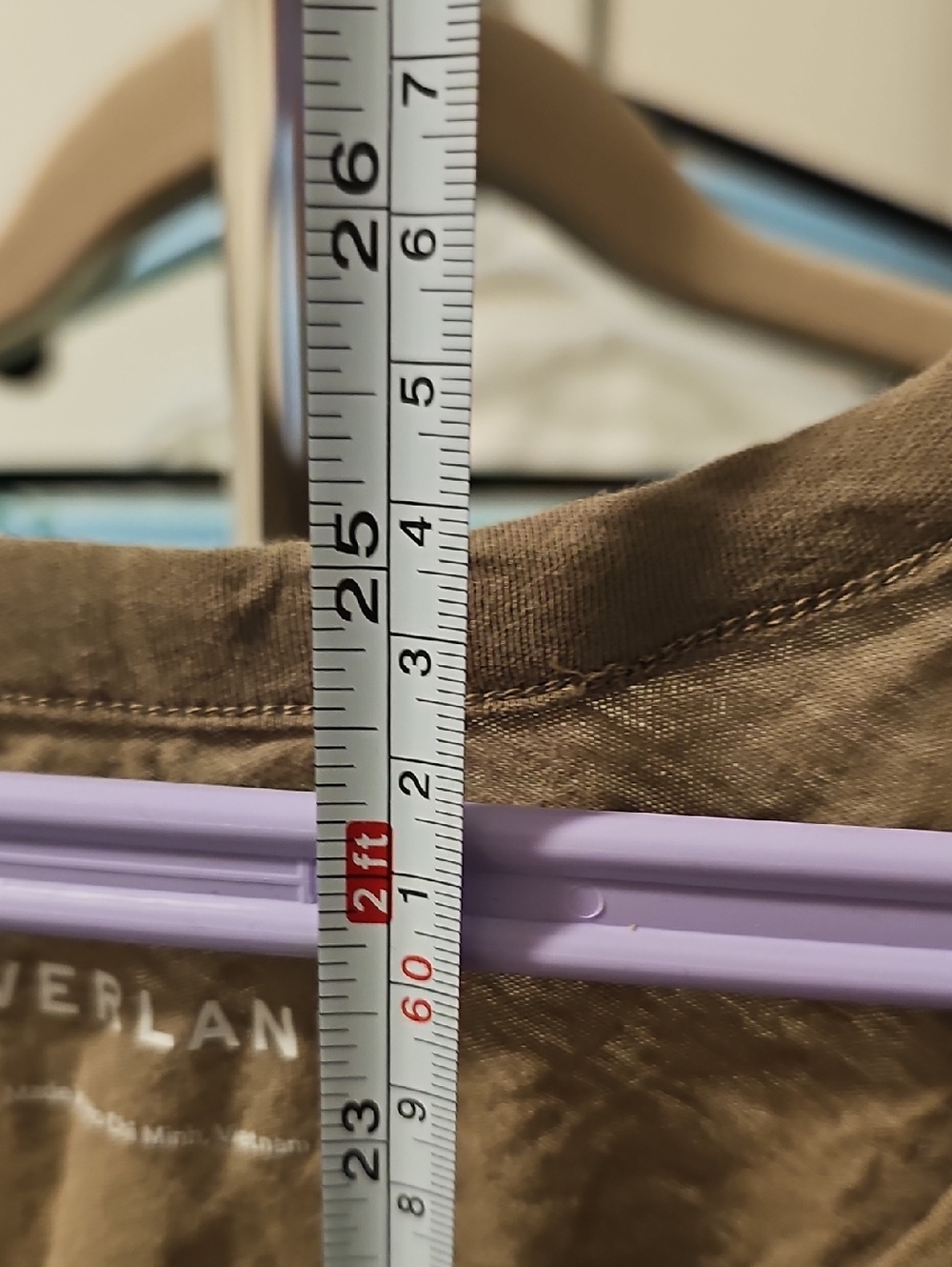 Everlane Olive Tee Short-Sleeve Crew Neck - Picture 4 of 5